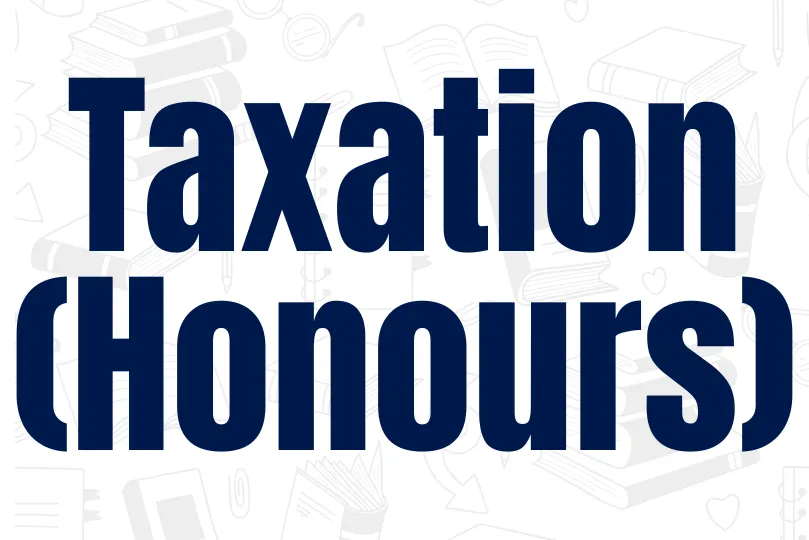 Online Bcom in Taxation (Honours)
