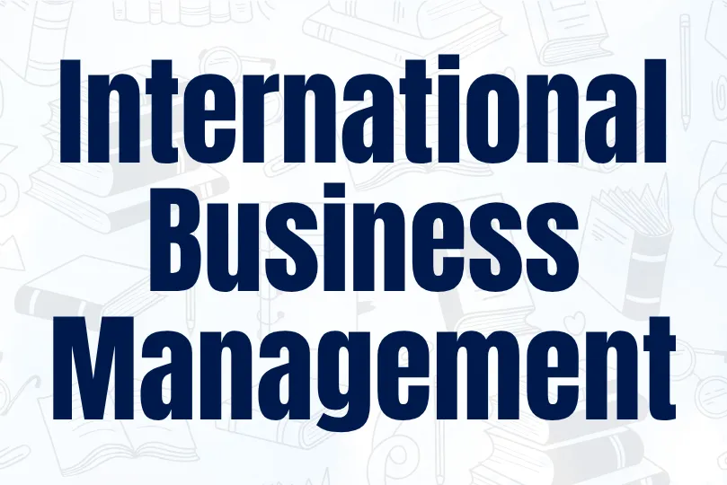Online MBA in International Business Management