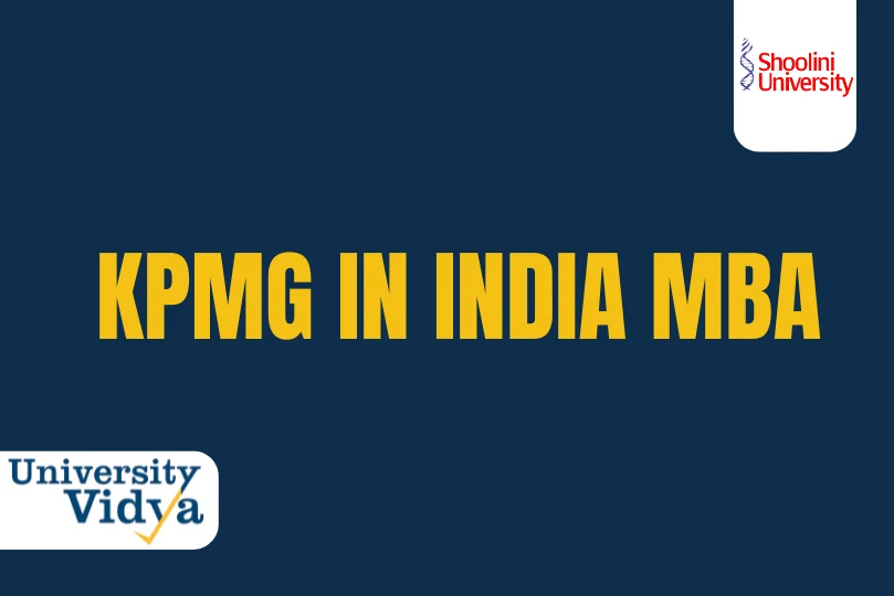X KPMG in India MBA
