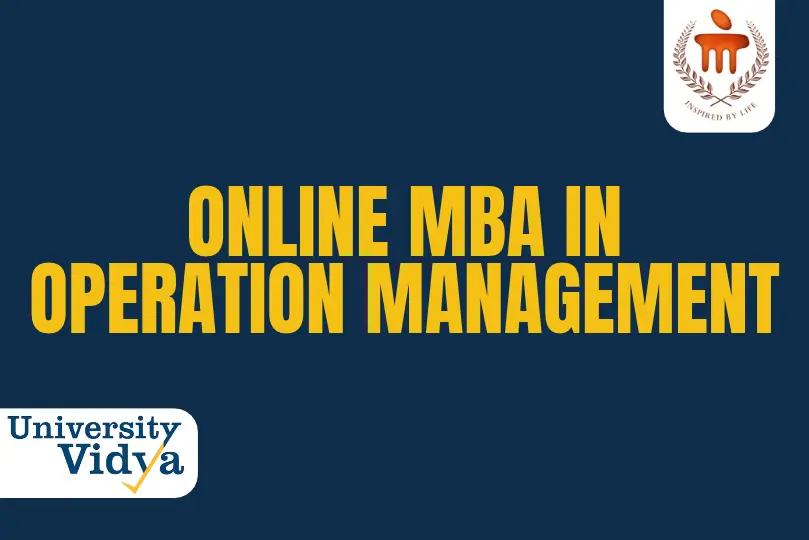 Online MBA in Operations Management