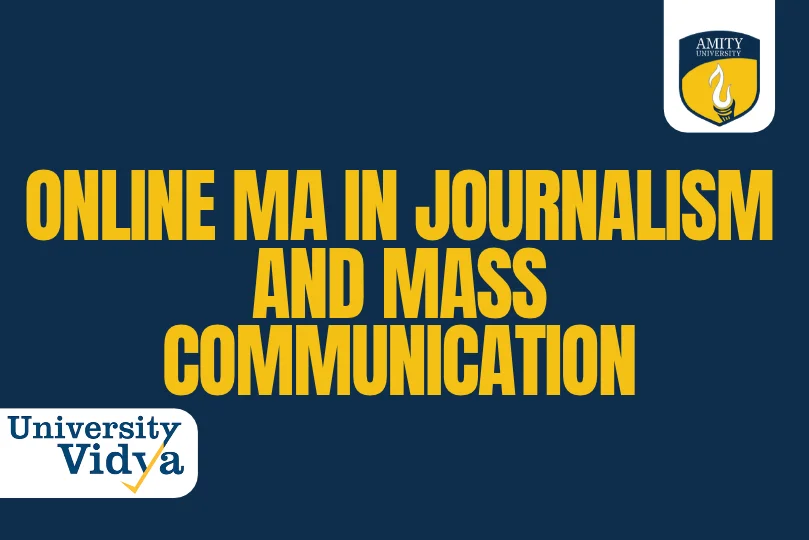 Online MA in Journalism and Mass Communication