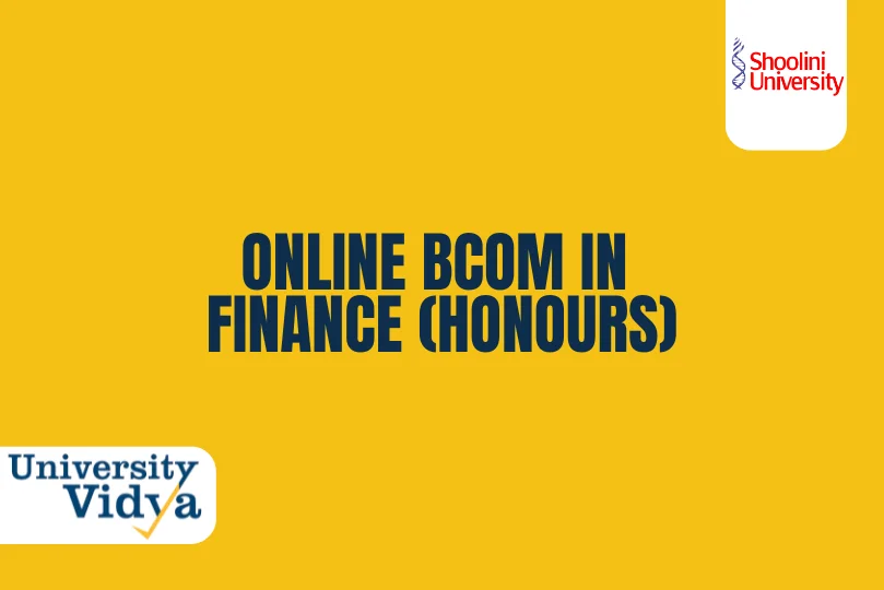 Online Bcom in Finance (Honours)