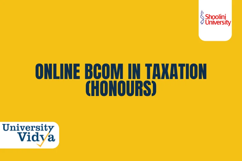 Online Bcom in Taxation (Honours)
