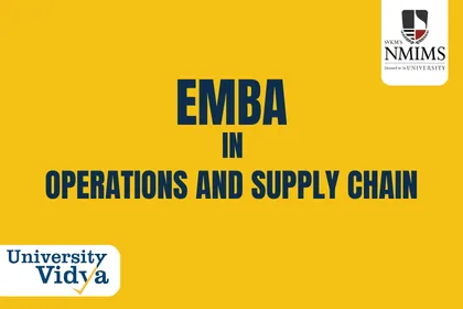 Online EMBA in Operations and Supply Chain