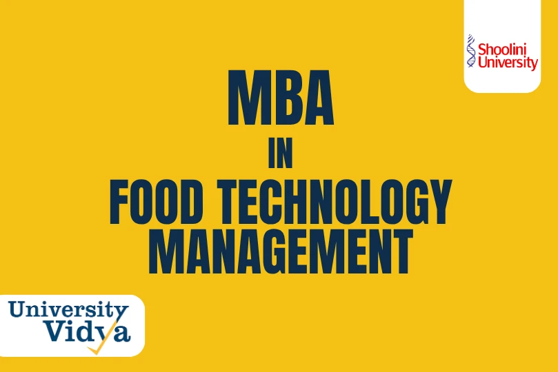 Online MBA in Food Technology Management