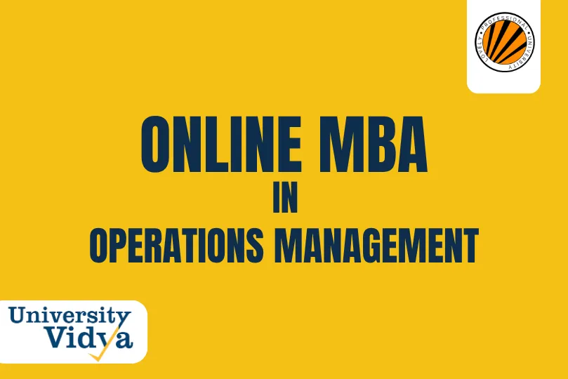 Online MBA in Operation Management