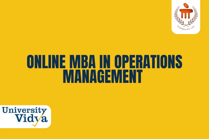 Online MBA in Operations Management