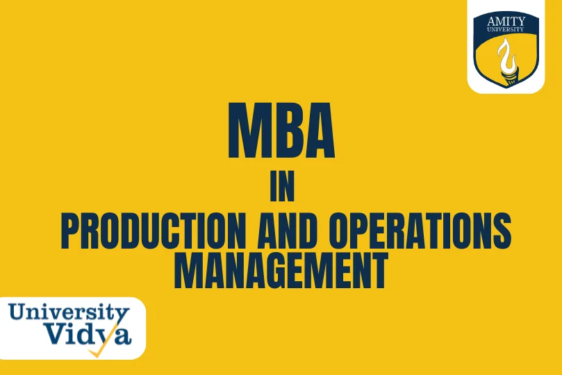 Online MBA in Production and Operations Management