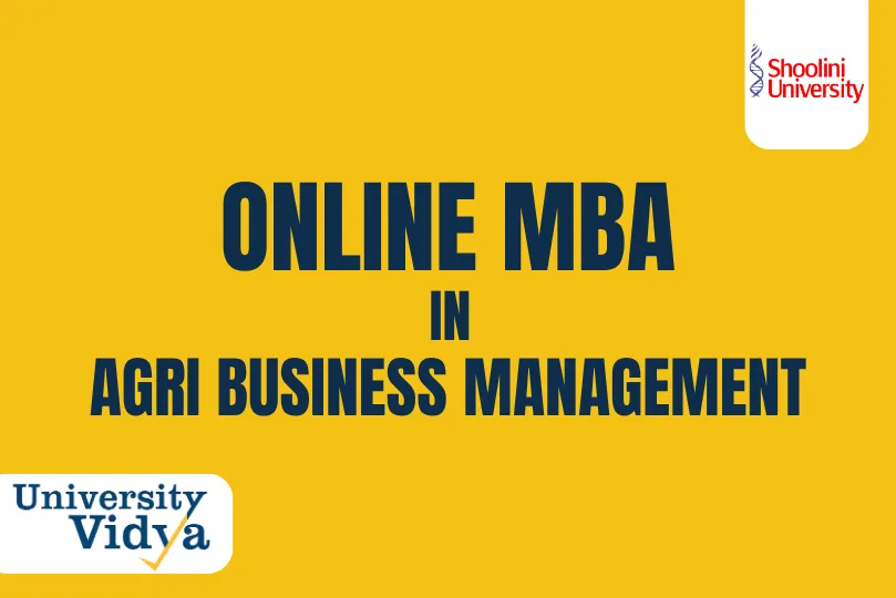 Online MBA in Agri Business Management